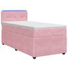 vidaXL Boxspringbed met matras met hoofdeinde Roze 80 x 200 cm Fluweel