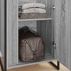 vidaXL Warderobe 2 pcs Grijs Sonoma 50 x 50 x 200 cm Bewerkt hout