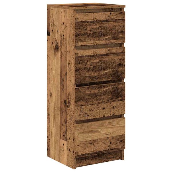 vidaXL Dressoir 37,5x35x99 cm spaanplaat oud hout