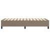 vidaXL Boxspring bed 80x200 cm stof taupe