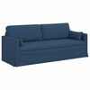 vidaXL Bank 2 pcs Blauw 198 x 78 x 80 cm Stof