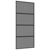 vidaXL Schuifdeur 90 x 205 cm Gehard glas en aluminium