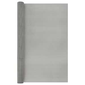 vidaXL Gaas Scherm 80 x 1000 cm 60 Mesh RVS 201 Zilverkleurig