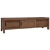 vidaXL Tv-meubel 110 x 30 x 30 cm Massief Teakhout Naturel