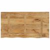 vidaXL Tafelblad met natuurlijke rand 110x60x2,5 cm massief mangohout