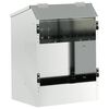 vidaXL Konijnenvoer Zilver 64,5 x 25,5 x 45,5 cm Gegalvaniseerd staal