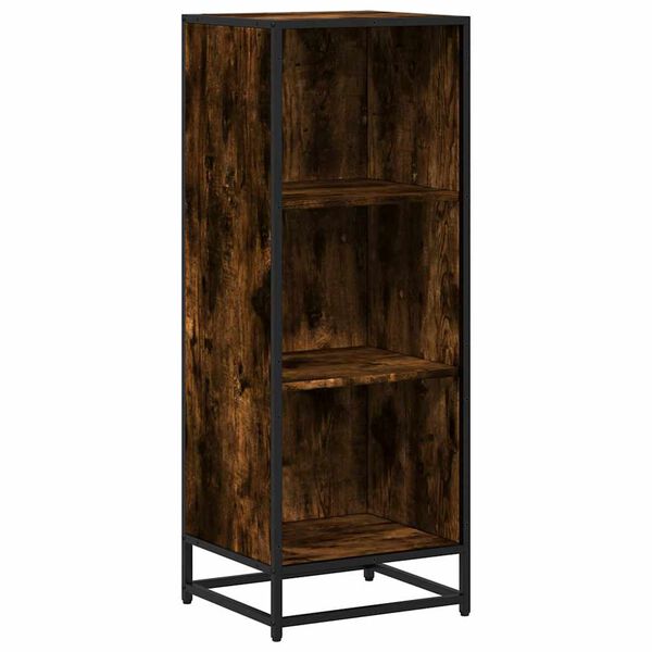 vidaXL Boekenkast 40x35x107,5 cm bewerkt hout gerookt eikenkleurig