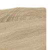 vidaXL Hoofdbord Sonoma Eiken 180 cm Bewerkt hout
