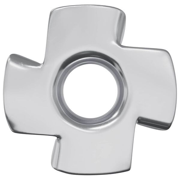 vidaXL Gestanste T-moer 2 pcs Zilver M6 mm Staal