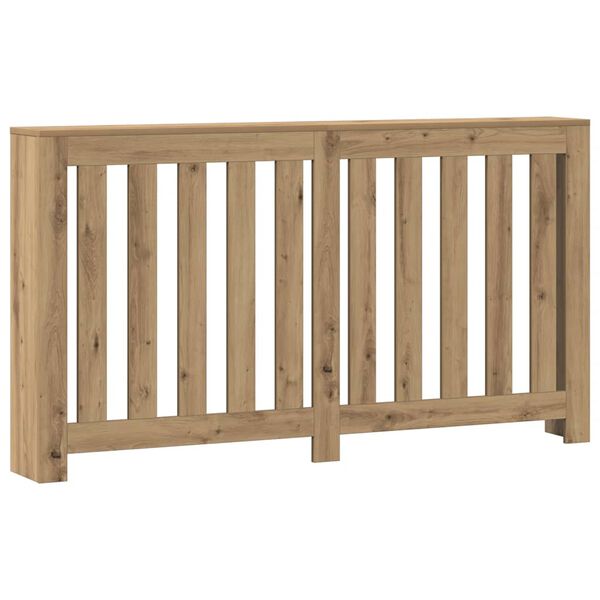 vidaXL Radiatorombouw 149x20x82 cm bewerkt hout artisanaal eikenkleur