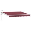 vidaXL Elektrisch Uittrekbaar Zonnescherm Bordeaux Rood 2,5 x 2 m