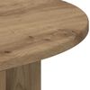 vidaXL Bijzettafel Artisan Eiken 29,6 x 29,6 x 60 cm Bewerkt hout