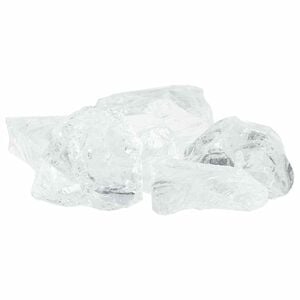 vidaXL Tuinstenen Wit 12 cm Glas