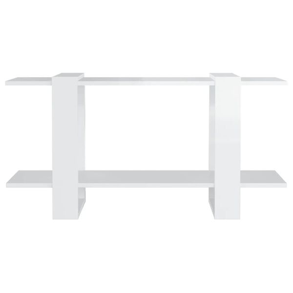 vidaXL Boekenkast 100x30x51 cm bewerkt hout hoogglans wit