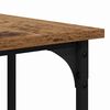vidaXL Bureau Oud Hout 139 x 139 x 75 cm Bewerkt hout