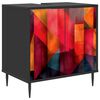 vidaXL Badkamerkast HEESCH Zwart eiken 60 x 40 x 61 cm Bewerkt hout