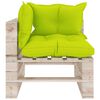 vidaXL 6-delige Loungeset met kussens pallet grenenhout