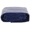 vidaXL Dekzeil 650 g/m² 5x8 m blauw