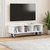 vidaXL TV-standaard Wit 100 x 35 x 35 cm Bewerkt hout