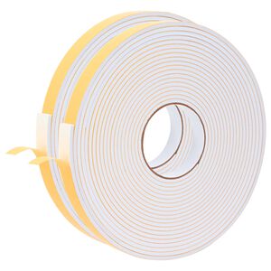 vidaXL Zelfklevende schuimtape 2 st Wit 20mm x 10m CR Schuim