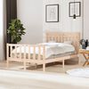 vidaXL Bedframe massief hout 120x190 cm