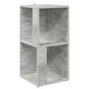 vidaXL Hoekkast 33x33x67 cm bewerkt hout betongrijs