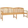 vidaXL Handgemaakte Rozenbank 228 x 60 x 90 cm Massief Teakhout