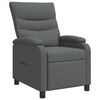 vidaXL Relaxfauteuil Donkergrijs Stof