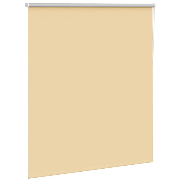 vidaXL Rolgordijn verduisterend 125x175 cm stofbreedte 121,6 cm beige
