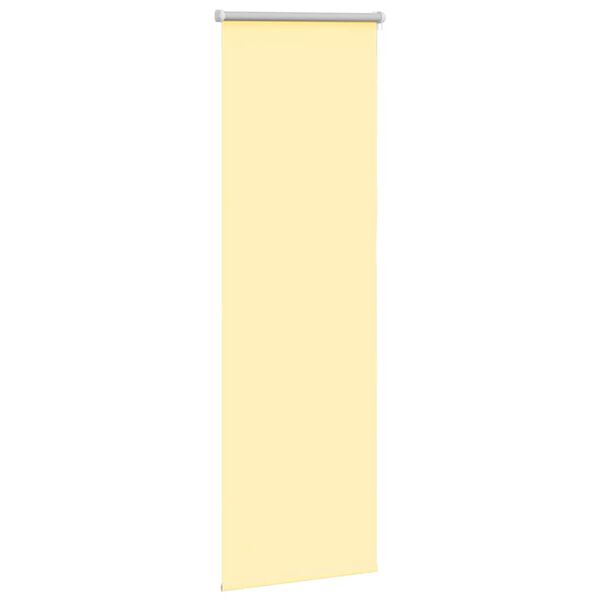 vidaXL Rolgordijn 40x130 cm stof verduisterend geel Stofbreedte 35,7cm