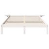 vidaXL Bedframe Wit 140 x 200 cm Massief grenenhout