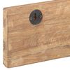 vidaXL Wandkapstok met 5 haken 100x2,5x15 cm massief gerecycled hout