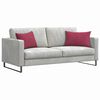 vidaXL Sofa Kussens 2 stuks Wijnrood 60 x 40 cm Cordstof