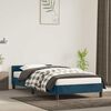 vidaXL Bedframe zonder matras 80x200 cm fluweel donkerblauw