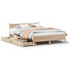 vidaXL Bedframe zonder matras massief grenenhout 140x200 cm