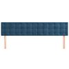 vidaXL Hoofdborden 2 st 90x5x78/88 cm fluweel donkerblauw