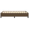 vidaXL Boxspring bed 120x200 cm stof donkerbruin