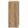 vidaXL Dressoir met lade Artisan Eiken 60 x 30 x 70 cm Bewerkt hout