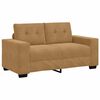vidaXL Loveseat Bruin 160 cm Fluweel