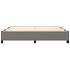 vidaXL Bedframe zonder matras stof donkergrijs 200x200 cm