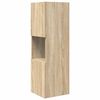 vidaXL Hoekkast Sonoma Eiken 30,5x30x95cm Bewerkt hout