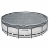 Bestway Zwembadcover &Oslash;3,05 m Rond Polyester Grijs