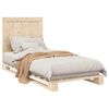 vidaXL Bedframe met hoofdbord massief grenenhout 90x200 cm