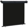 vidaXL Balkonscherm 175x250 cm zwart