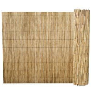 vidaXL Tuinscherm 500x100 cm riet