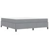 vidaXL Boxspringbed Lichtgrijs 180 x 200 cm Stof