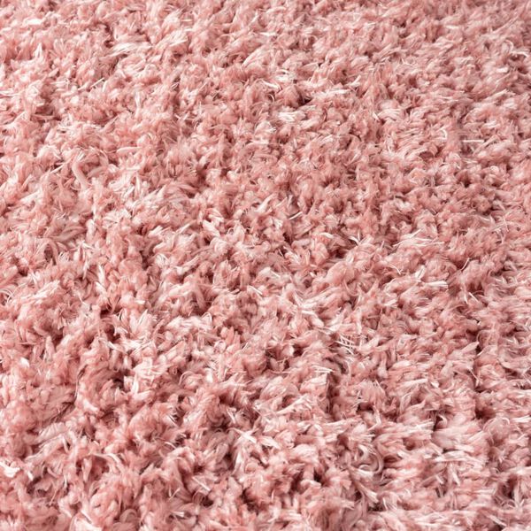 vidaXL Vloerkleed shaggy hoogpolig 50 mm 200x290 cm roze