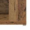 vidaXL Dressoir met lade Oud Hout 100 x 30 x 59,5 cm Bewerkt hout