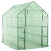 vidaXL Inloopkas met 12 schappen 143x214x196 cm staal