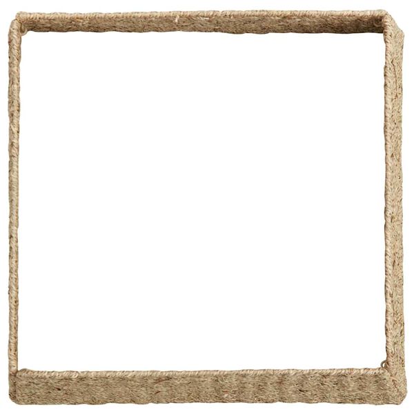 vidaXL Kerstboomkraag Bruin 70 x 70 x 28 cm Zeegras